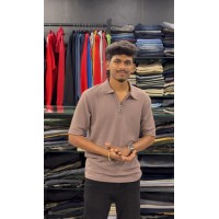 KOREAN ZIPPER T-SHIRT FOR MEN'S